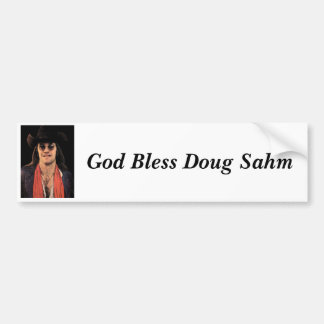 God Bless Doug Sahm Bumper Sticker