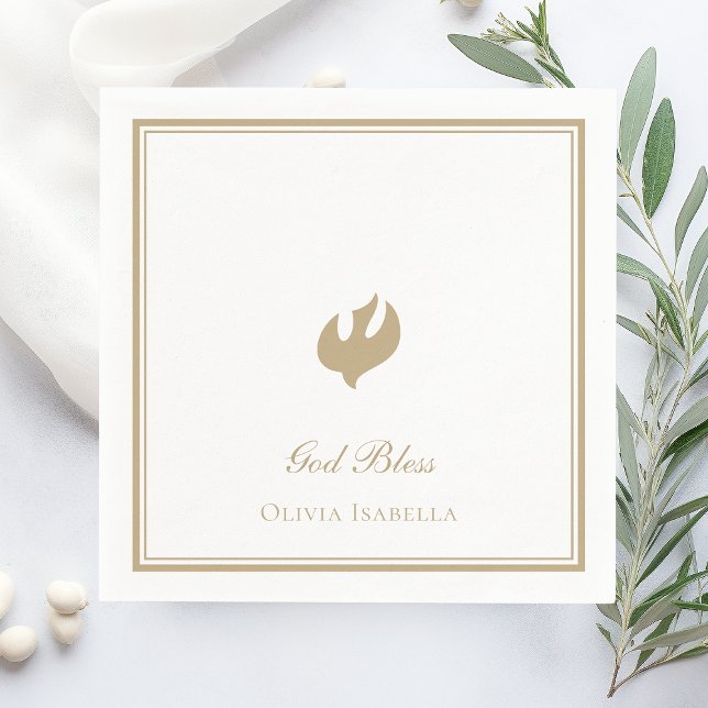 God Bless Girl Confirmation Napkins (Creator Uploaded)
