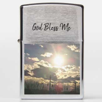 God Bless Me Zippo Lighter