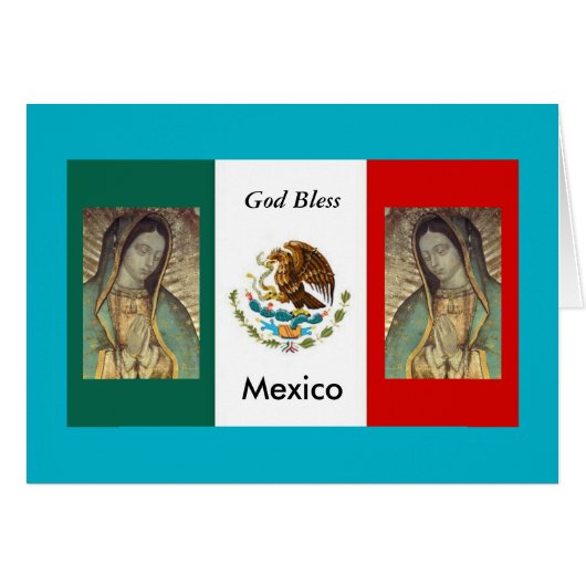 God Bless Mexico Cards (Front Horizontal)