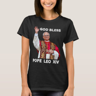 God Bless New Pe Leo Xiv Catholic Church Faith Sun T-Shirt