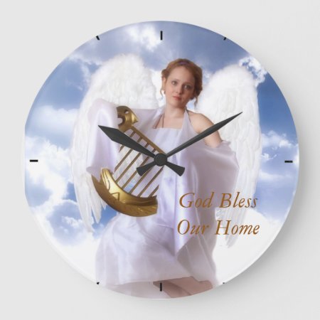 God Bless Our Home Clock