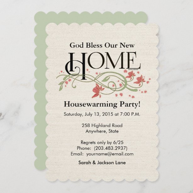 House Blessing Invitations Zazzle