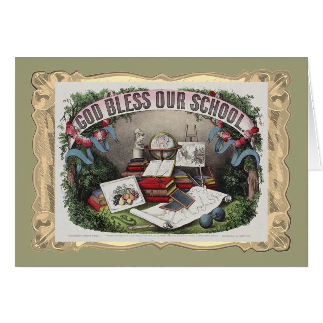 God Bless Our School Cards (Front Horizontal)