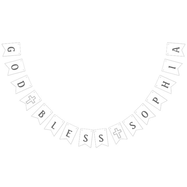 God Bless Personalized Banner (All)