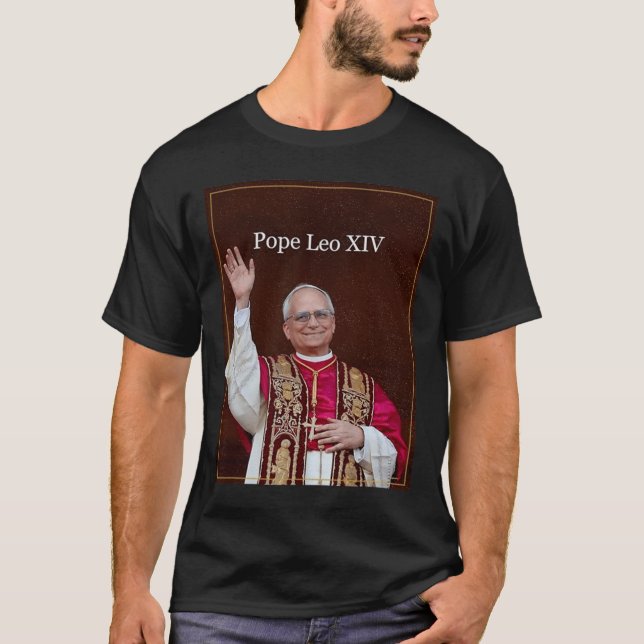 God Bless Pope Leo Xiv Shirt  (Front)