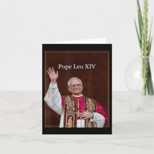 God Bless Pope Leo Xiv Shirt, Pope Leo Xiv  Card