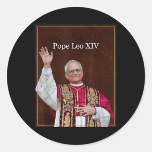 God Bless Pope Leo Xiv Shirt, Pope Leo Xiv  Classic Round Sticker