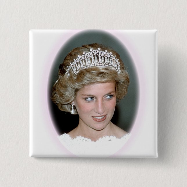 God Bless Princess Diana Button (Front)