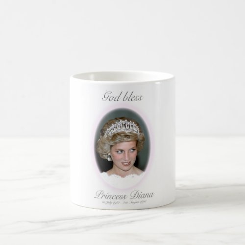 God Bless Princess Diana Coffee Mug