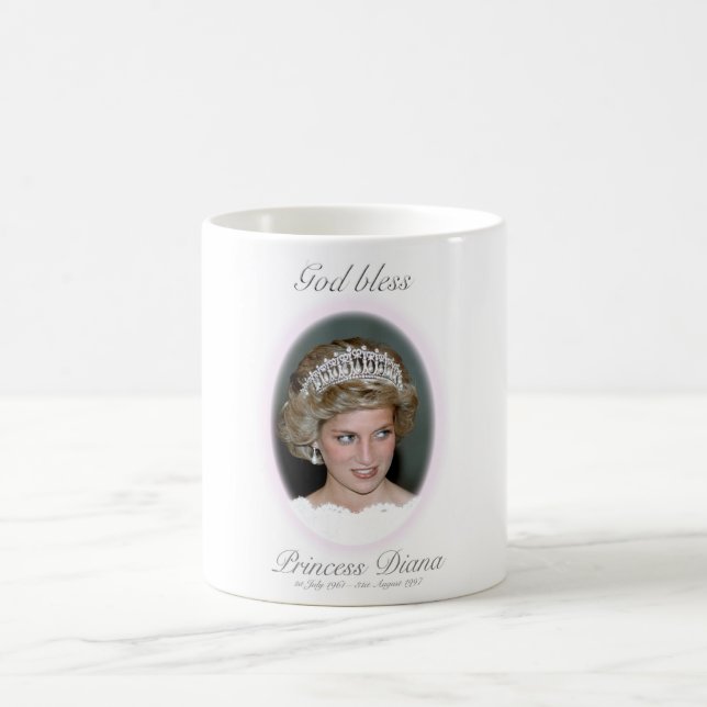 God Bless Princess Diana Coffee Mug (Center)