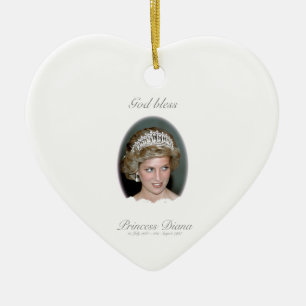 God Bless Princess Diana - Remembrance Ceramic Ornament