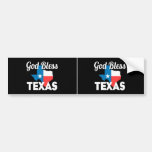 God Bless Texas Bumper Sticker