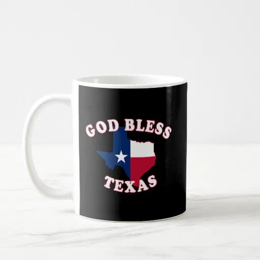 God Bless Texas Coffee Mug