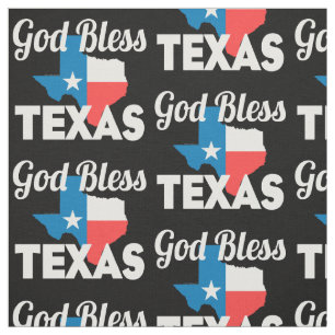 God Bless Texas Fabric