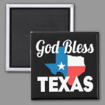 God Bless Texas Magnet