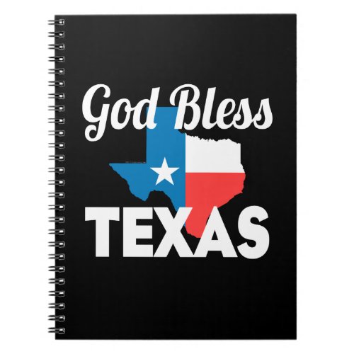 God Bless Texas Notebook