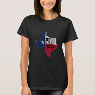 God Bless Texas Proud Strong Awesome Ohio  T-Shirt