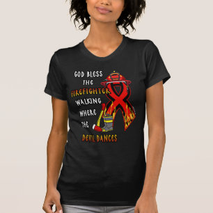 God Bless the Firefighter T-Shirt
