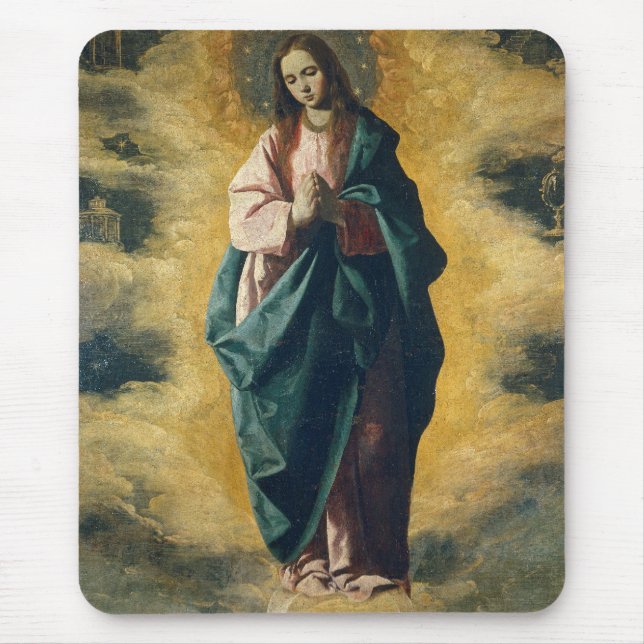 GOD BLESS THE IMMACULATE CONCEPTION MOUSE PAD (Front)