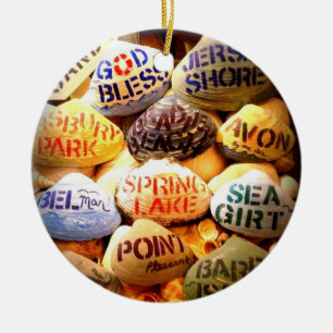 God Bless the Jersey Shore - Christmas Ornament