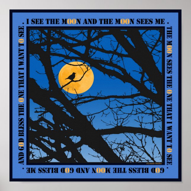 God Bless the Moon Poster (Front)