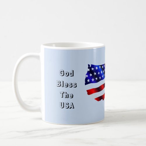 God Bless The USA Coffee Mug