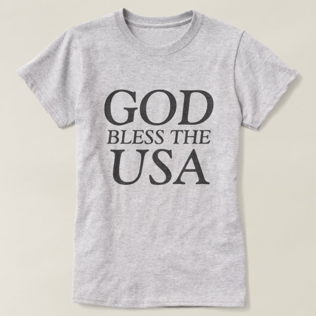 God Bless the USA II T-Shirt (Design Front)