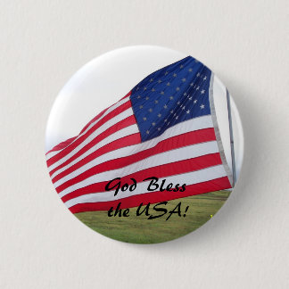 God Bless the USA! Pinback Button