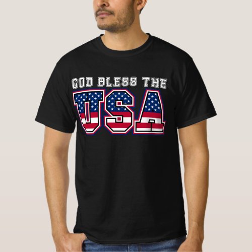 GOD BLESS THE USA T_Shirt