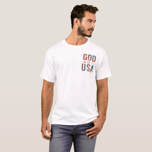 God Bless the USA t T_Shirt