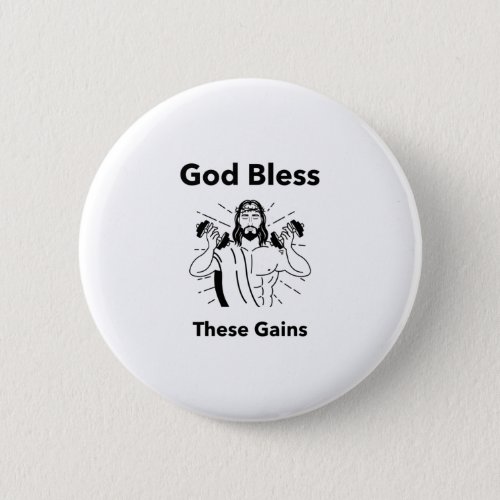 God Bless These Gains Button