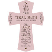 God Bless This Child Large Cross - Pink (Front)