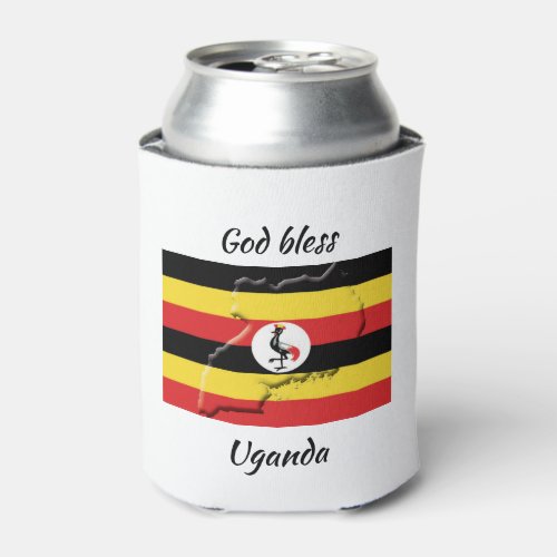 GOD BLESS UGANDA Customized Keepsake Can Cooler