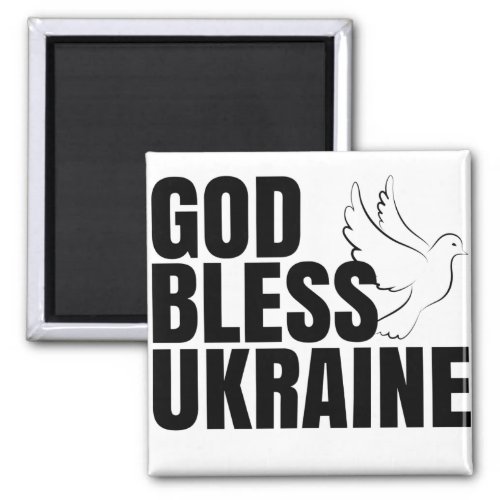 GOD BLESS UKRAINE MAGNET