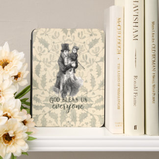 God bless us everyone Dickens Christmas Carol Card Kindle Cover