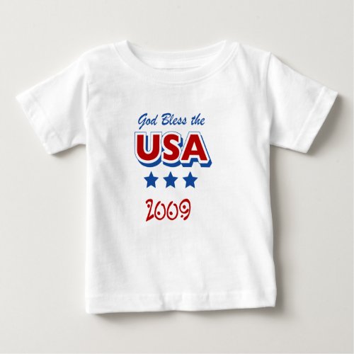 God Bless USA 2009 Infant T_Shirt