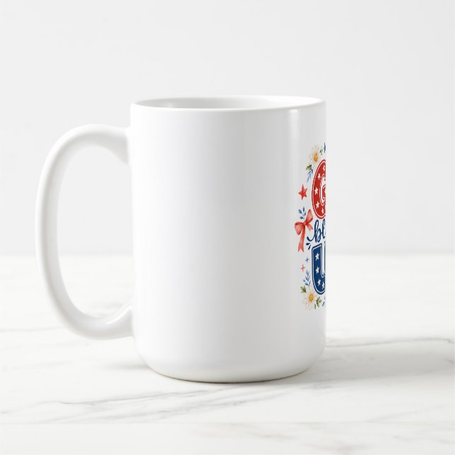 God bless USA Coffee Mug (Left)