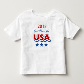 God Bless USA Dated Toddler T Shirt template