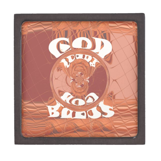 God Bless You – African-Inspired Spiritual Print D Keepsake Box (Front)