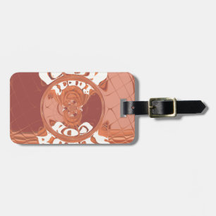 God Bless You – African-Inspired Spiritual Print D Luggage Tag