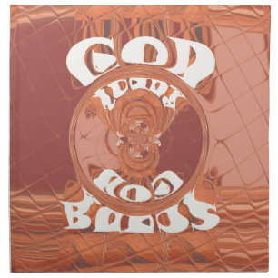 God Bless You – African-Inspired Spiritual Print D Napkin