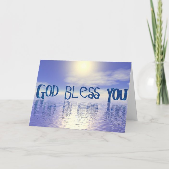 God Bless You. Card | Zazzle