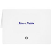 God Bless You Card (Back Horizontal)