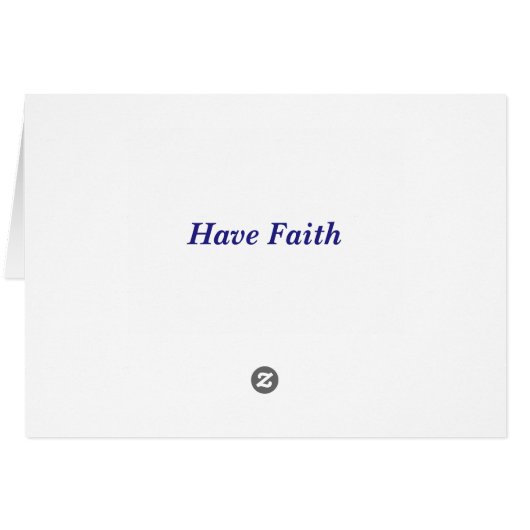 God Bless You Card (Back Horizontal)