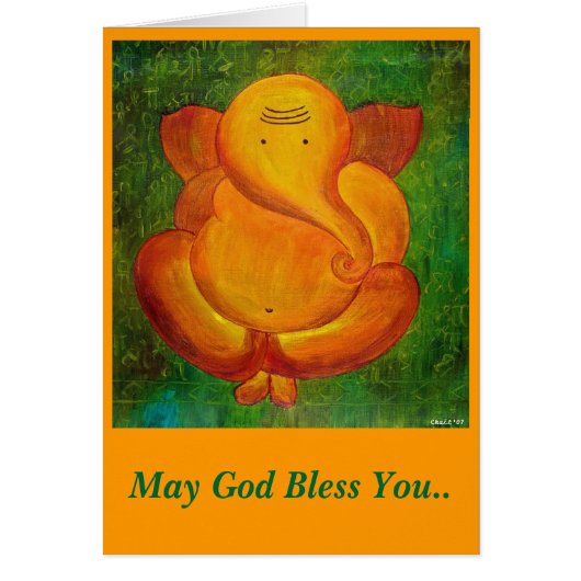 "God Bless You" card for any occassion (Front)