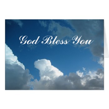God Bless You Clouds by DonnaGrayson_Photos at Zazzle