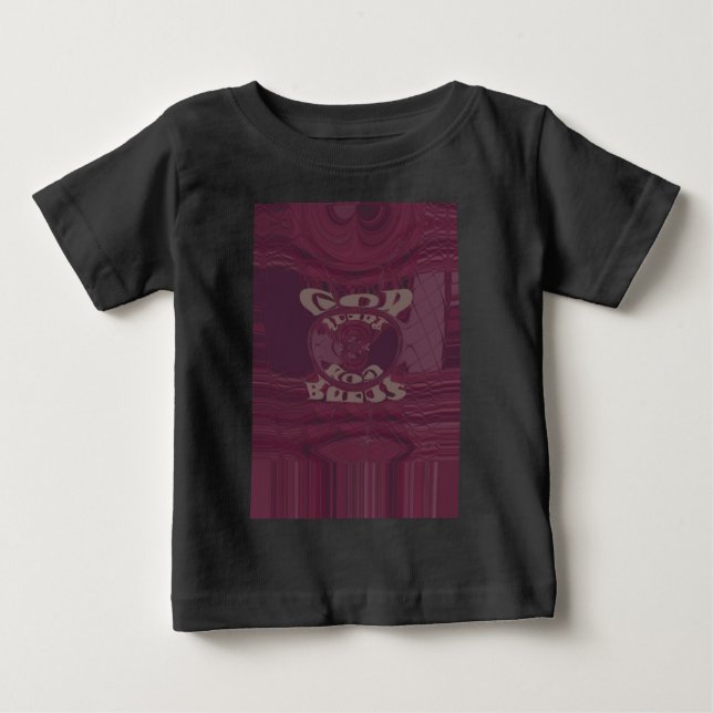 God Bless You Giraffes Art Print/Design Baby T-Shirt (Front)