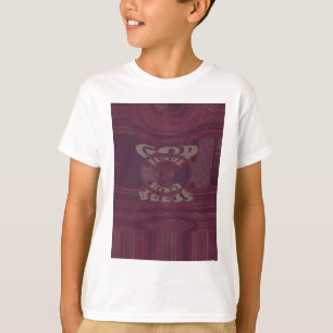 God Bless You Giraffes Art Print/Design T-Shirt