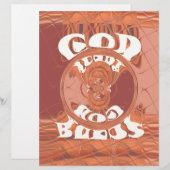 God Bless You Inspirational Text Design. (Front/Back)